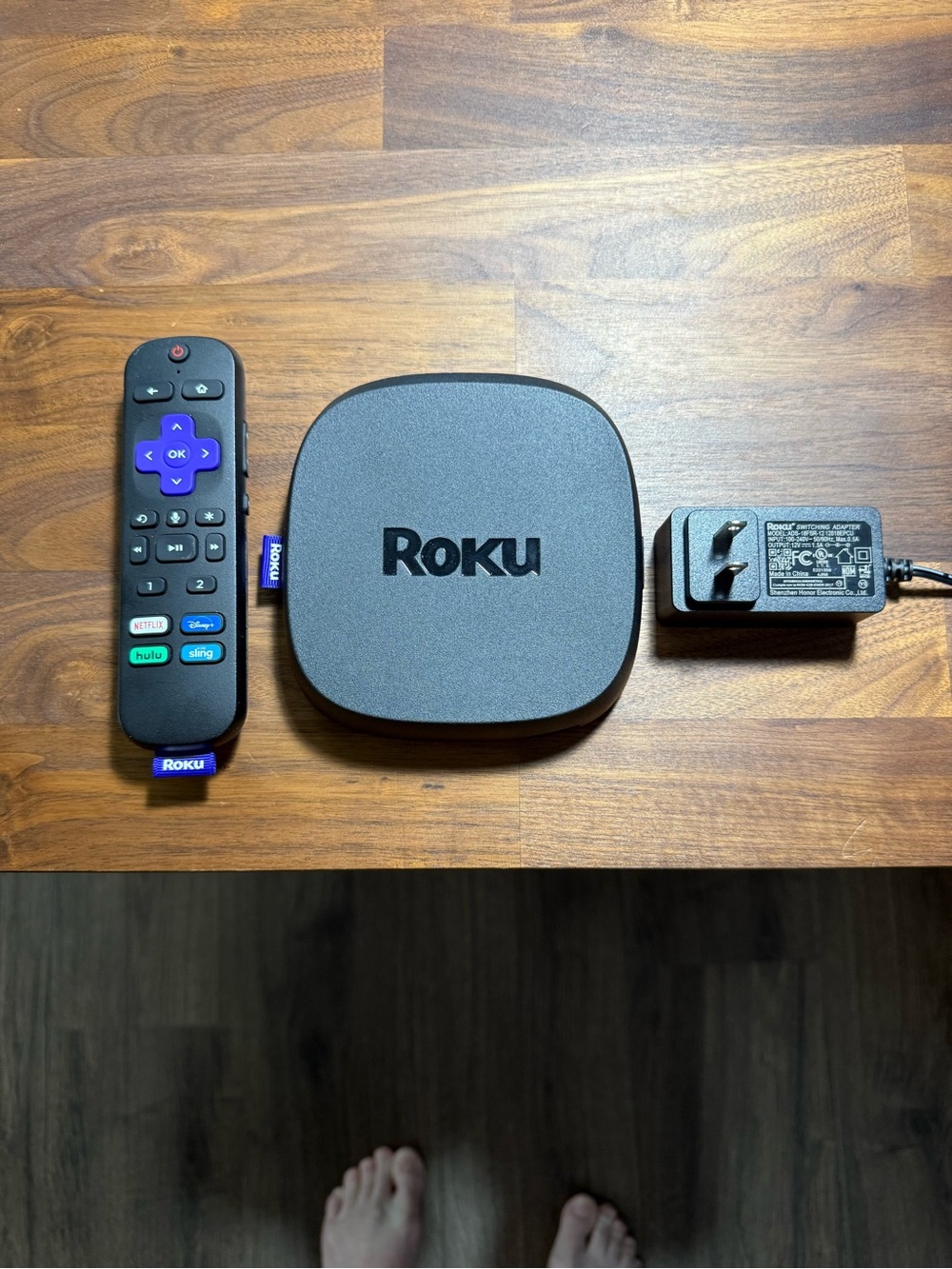 Roku Ultra 4800x Streaming Player Set in Black with Purple Accent